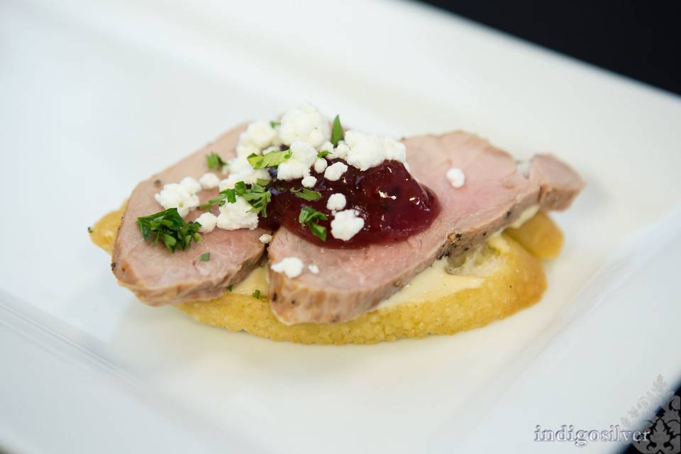 Roasted Porkloin Crostini