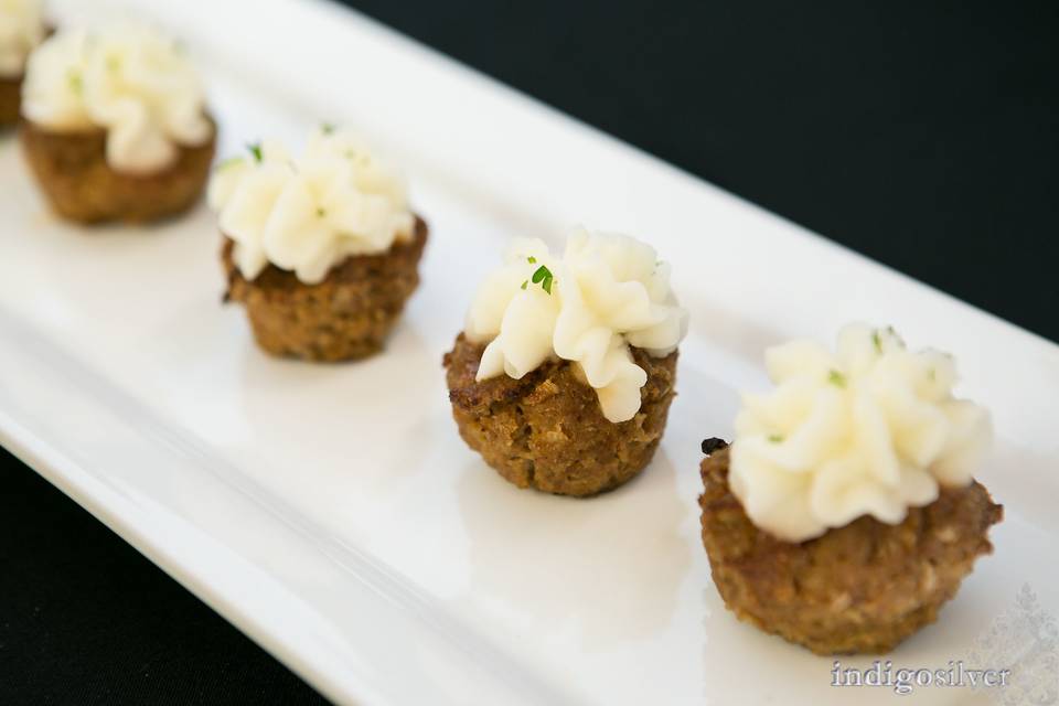 Mini Meatloaf Cupcakes