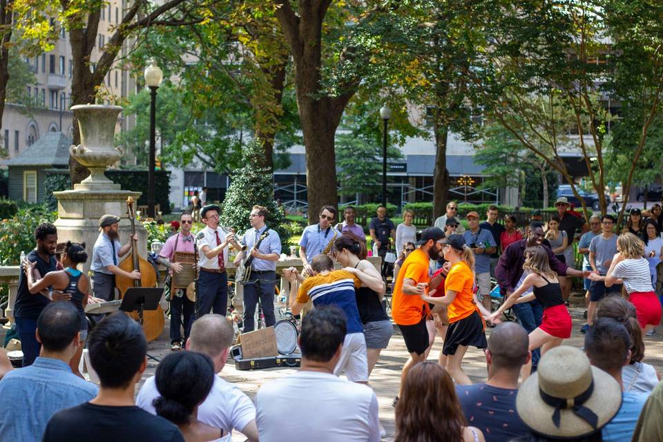 Celebration in the park