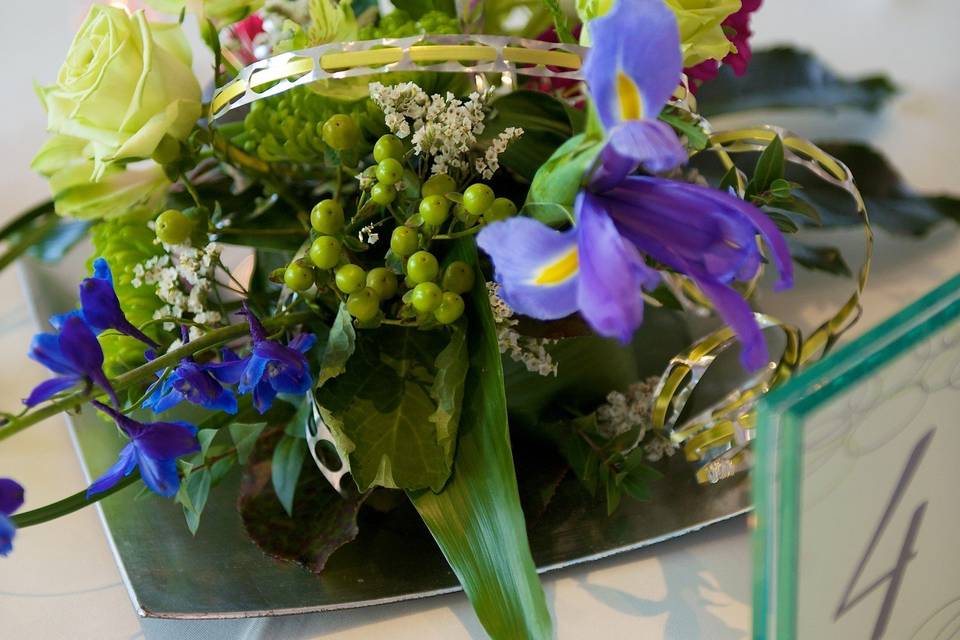 Table with centerpiece