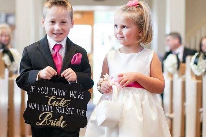 Ring Bearer Sign