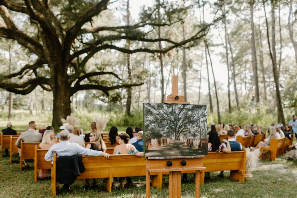 Live Painted Ceremony
