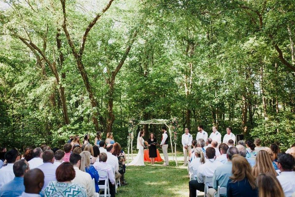 Outdoor wedding