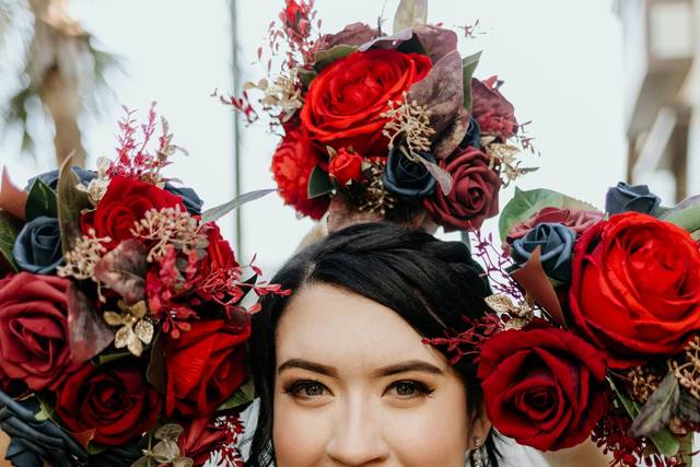 Stunning floral portrait