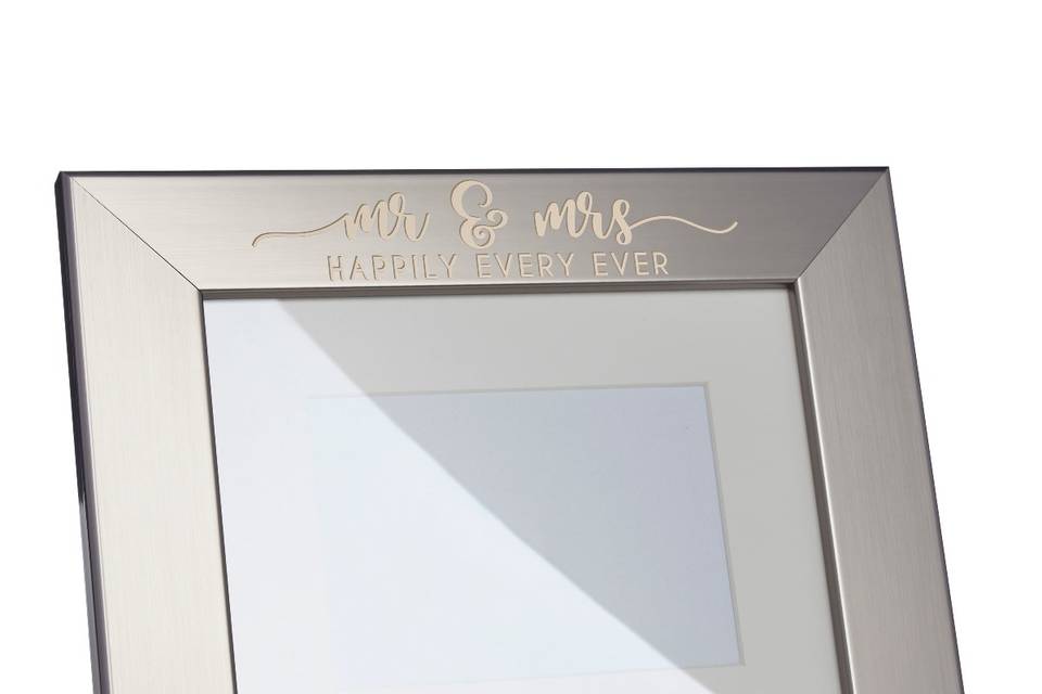 Mr. and Mrs. picture frame