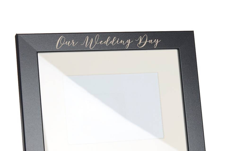 Wedding day frame