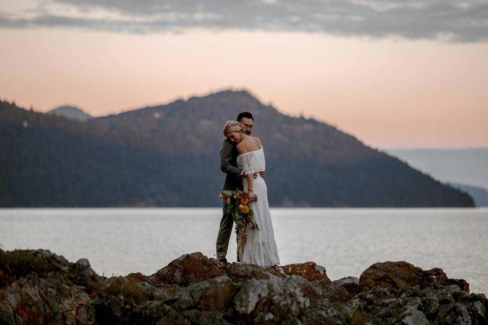 Odfellows Hall on Orcas Island, WA