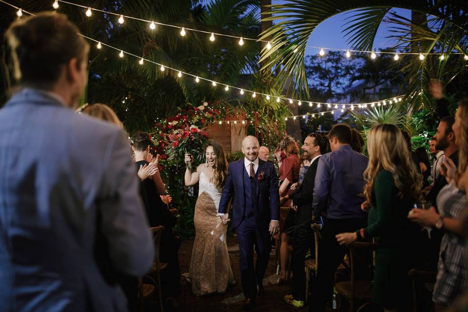 Audubon House wedding ceremony