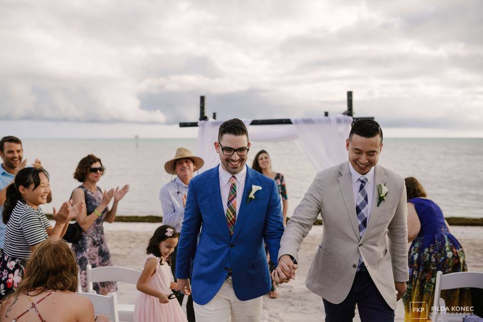 Same sex wedding in Key West