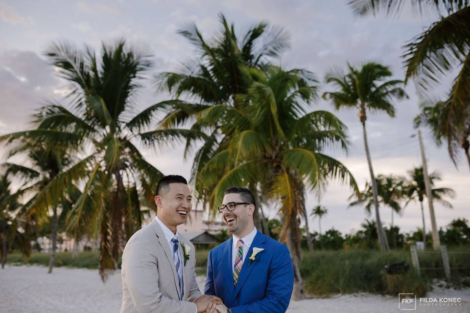 Same sex wedding in Key West