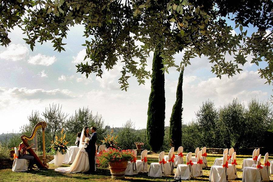 Wedding Ceremony in Tuscany