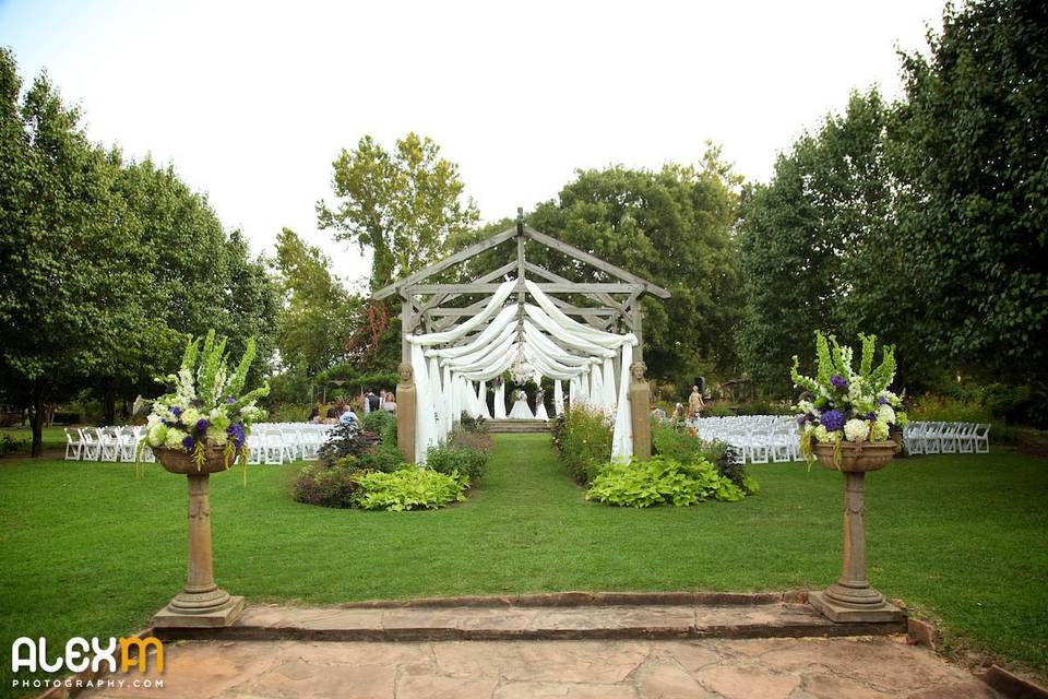 The garden ceremony