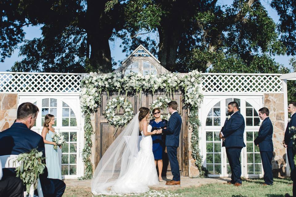 Ceremony at Doors to Forever