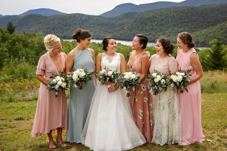 The bridal party