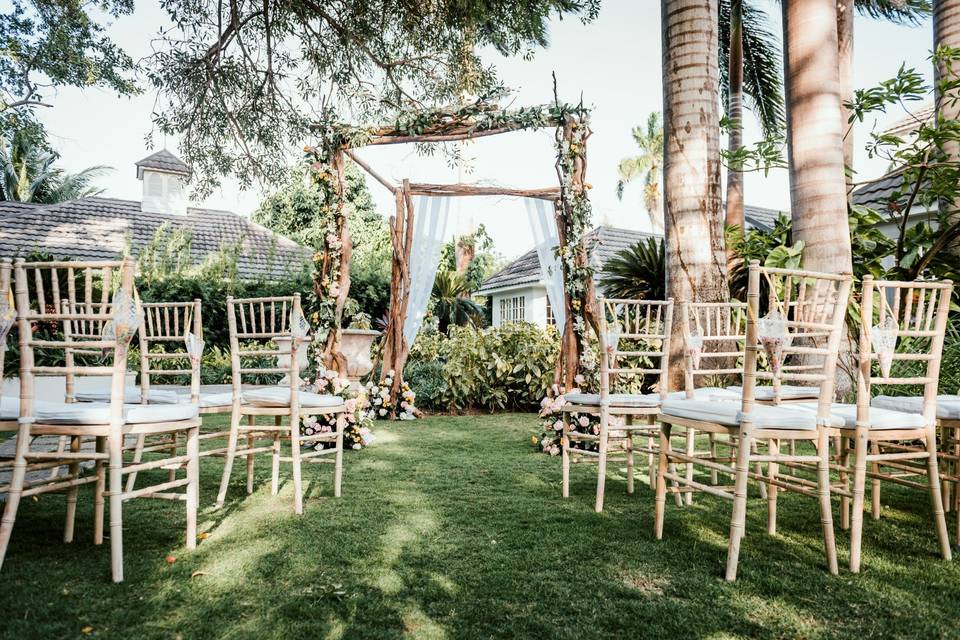 Intimate Garden Ceremony