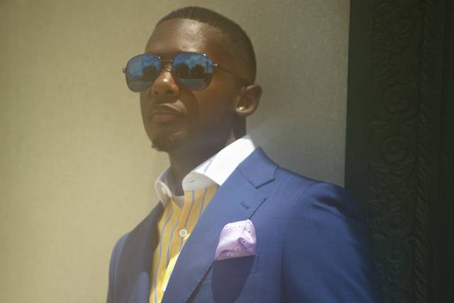 Blue suit