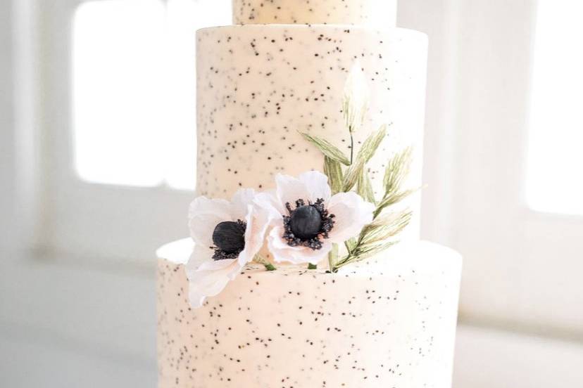 Two-Tier Round Wedding Cakes — Shop Provo Bakery