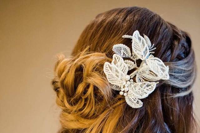 Elegant bridal hair