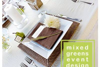 mixed greens event design