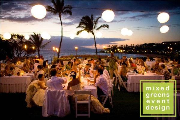 mixed greens event design
