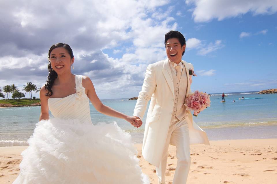 Wedding on castaway cay