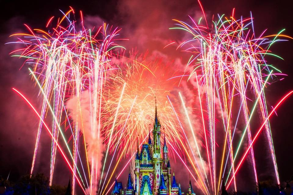 Magic kingdom fireworks