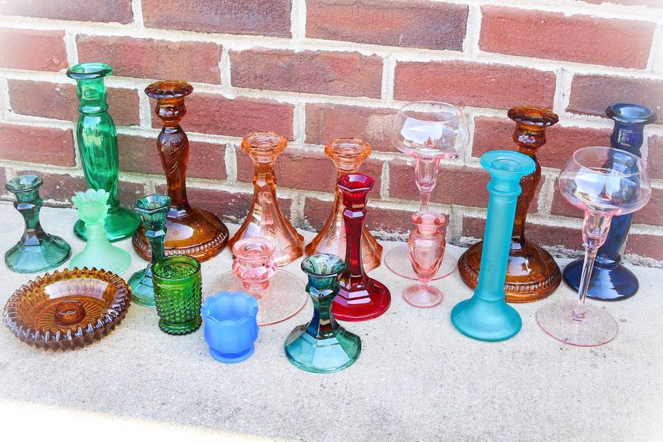 Small candleholders