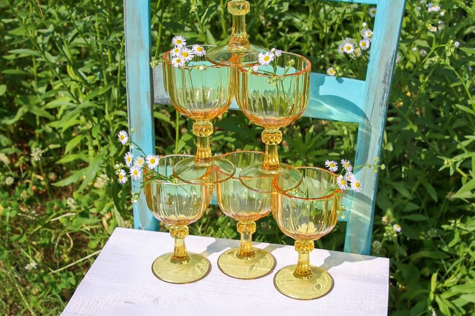 Yellow goblets