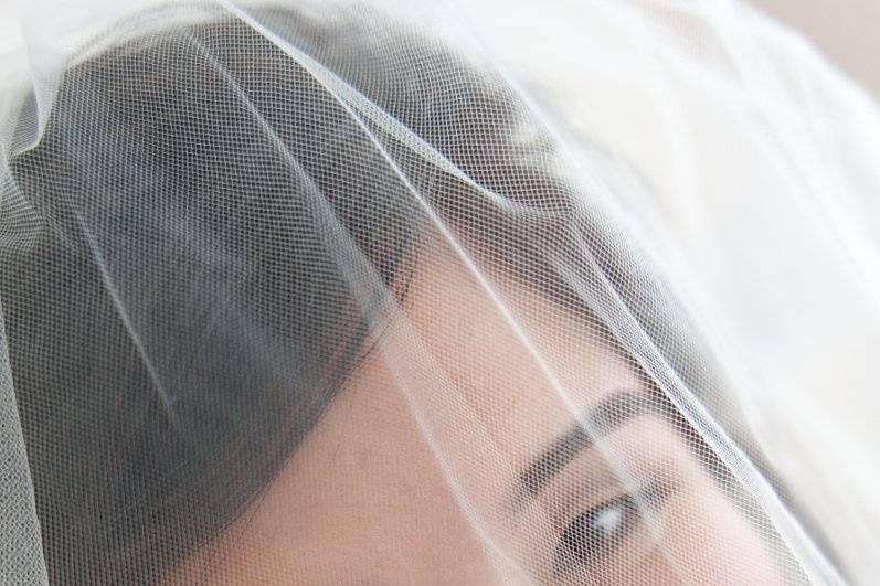 Bride in veil