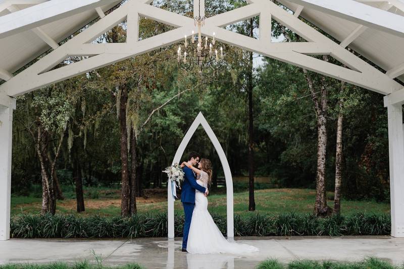 Outdoor ceremony site