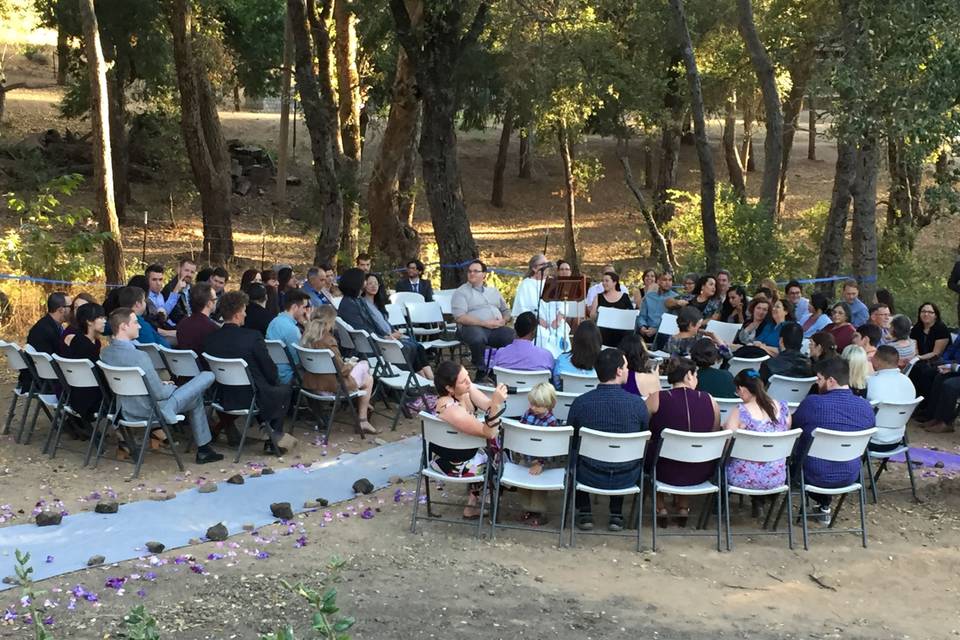 Outdoor ceremony