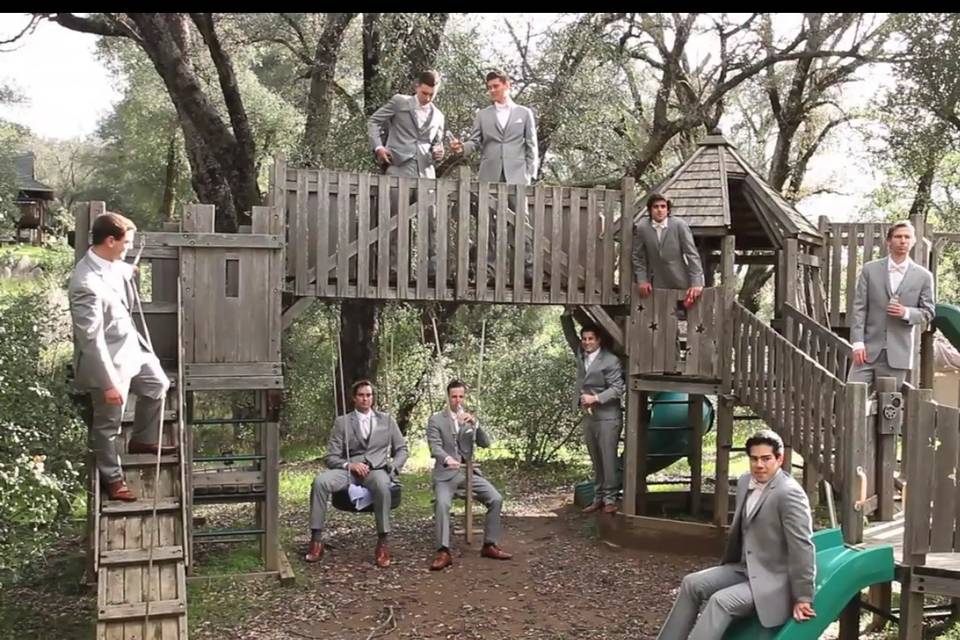 Best men - playground included