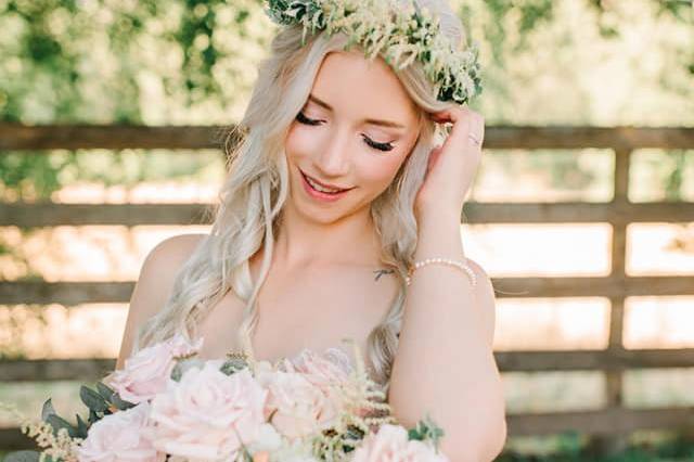 Hair, make-up and lashes