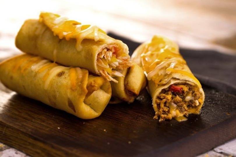 Mini chimichangas