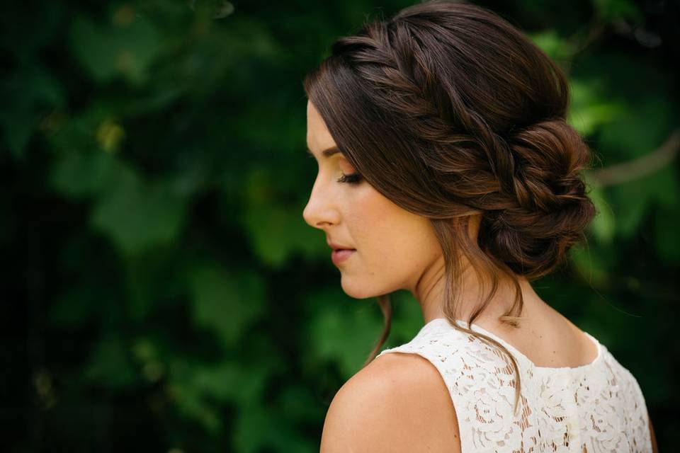 Updo style