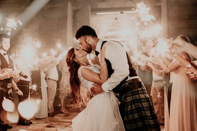 Delight for the happy couple