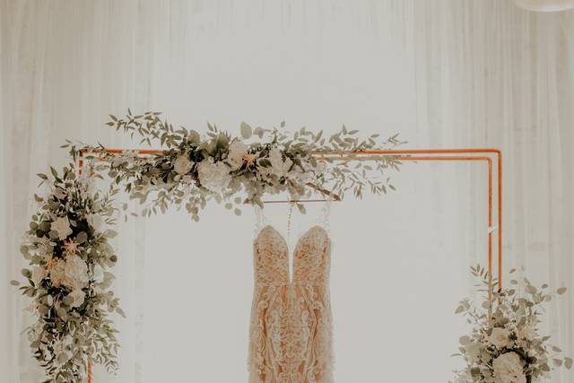 The wedding dress