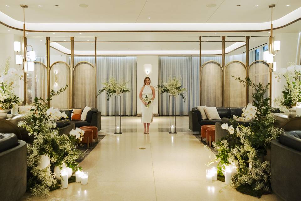 Ceremony Set with Bride