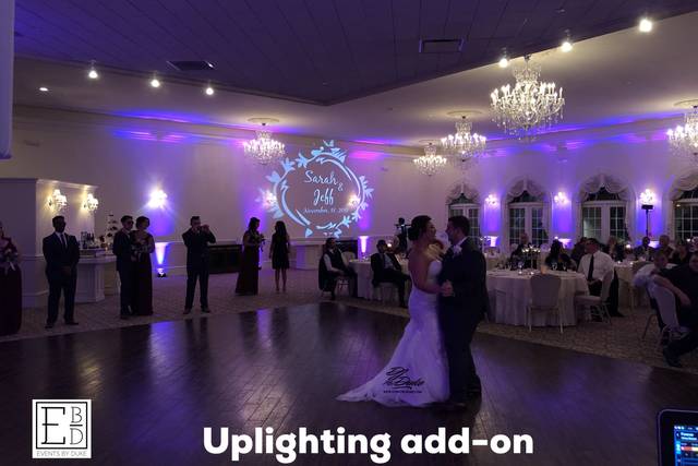 Add Uplighting and Monogram