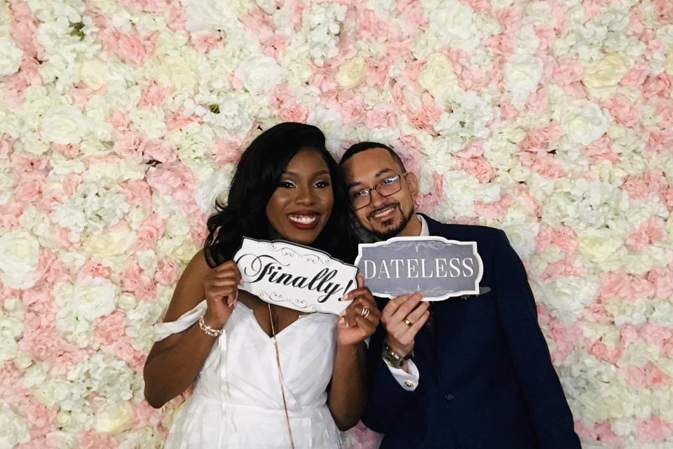 Photo Booth Backdrop Floral