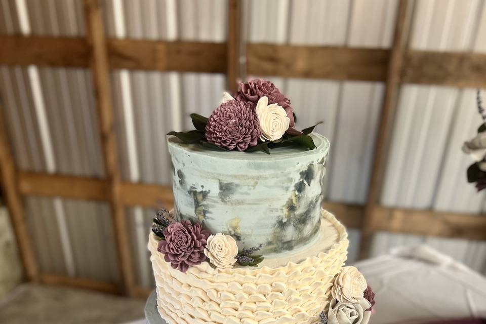 Ruffles and flowers
