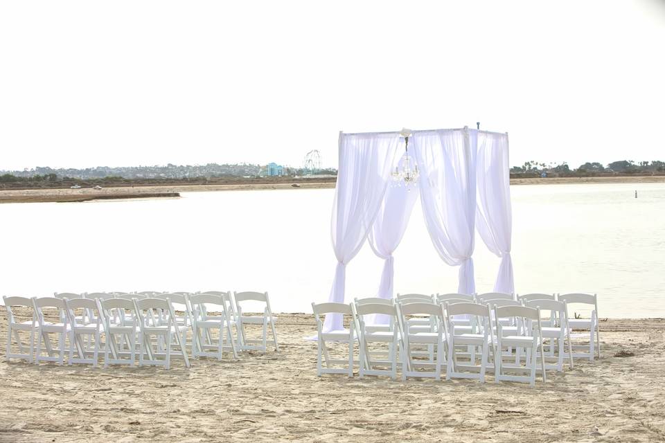 Beach wedding