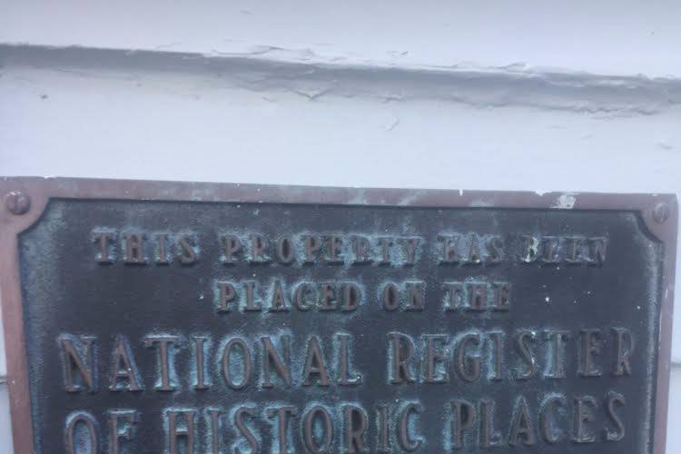 National Register of Historic Places plaque