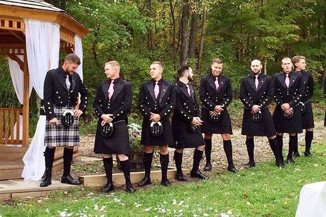 Tartan Wedding Dress Rental