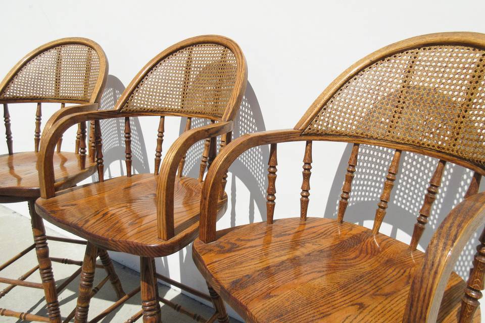 Old-time bar stools