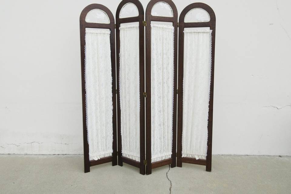 Antique Wood Room Divider