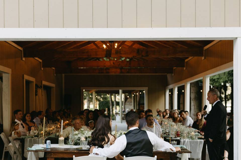 Cocktail hour / reception area
