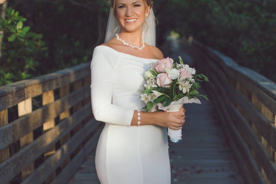 A gorgeous bride