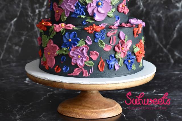 Palette Knife Black Cake