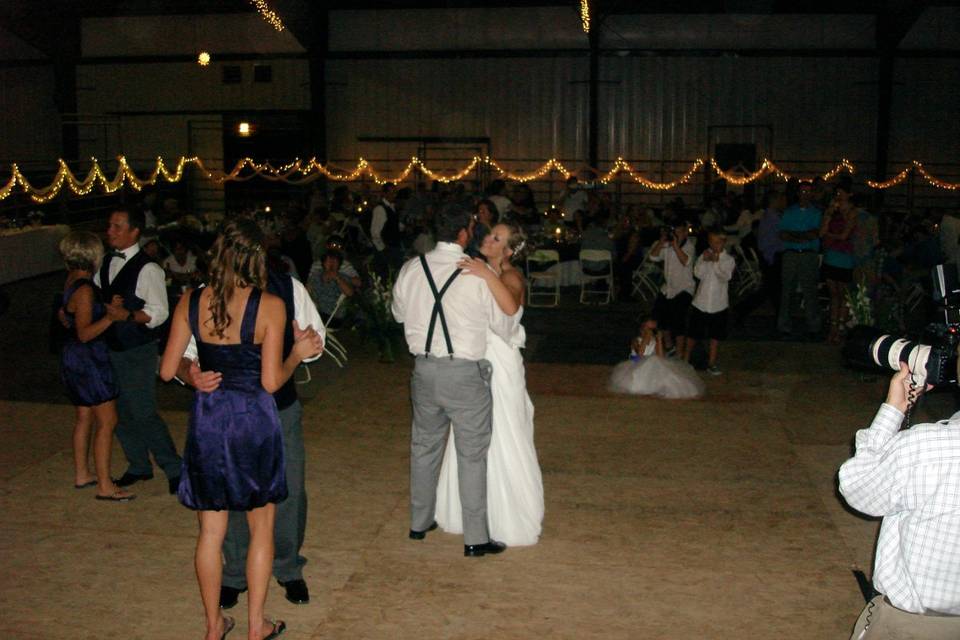 Happy couple dance